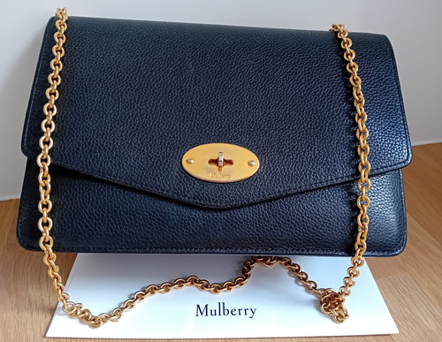 Mulberry darley black - darley, leather