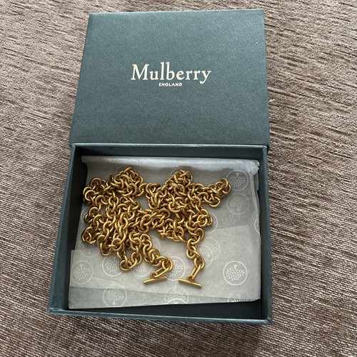 Mulberry gold coloured chain - gold,